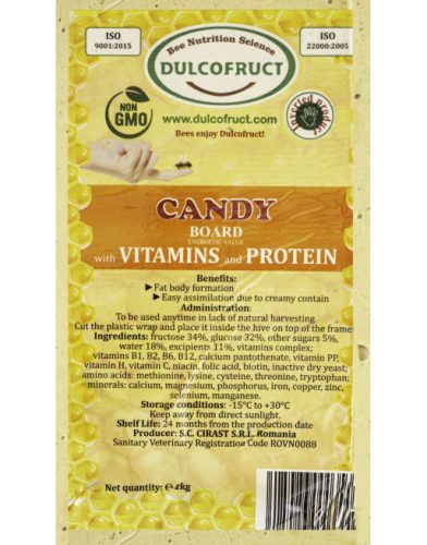 Dulcofruct vitaminos, fehérjés cukorlepény